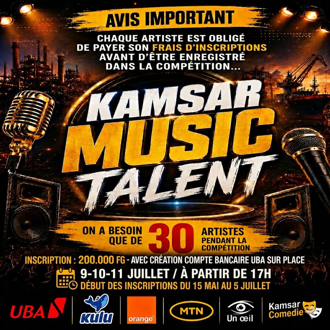 Kamsar Music Talent : Révèle Ton Talent