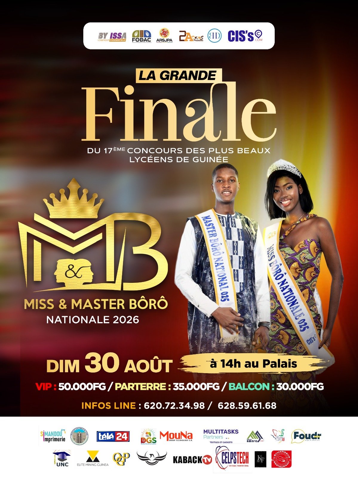 MISS & MISTER BÔRÔ NATIONAL 2026 GARÇONS